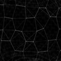 Multilayer sphere of honeycombs. Futuristic black hexagon background. Futuristic honeycomb concept. Pattern for wallpaper design.