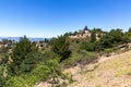 Multilevel house in the hills of Montclair Oakland California. Royalty Free Stock Photo