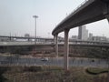 Multilevel road junction in Tianjin town China