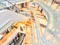 Multilevel shopping plaza Royalty Free Stock Photo
