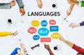 Multilingual Greetings Languages Concept Royalty Free Stock Photo