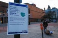 Multilingual `mask required` sign in ByWard Market