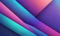 Multilobed Shapes in Purple Cyan Royalty Free Stock Photo