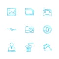 multimedia , camera , user interface , folders , directory , eps icon set vector Royalty Free Stock Photo