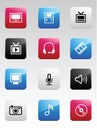 Multimedia color icons