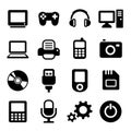 Multimedia gadget icons set Royalty Free Stock Photo