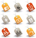 Multimedia icons Royalty Free Stock Photo