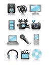 Multimedia icons