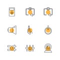 multimedia , play, pause , volume , sound , microphone , eps ic