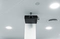 Multimedia projector on the ceiling Royalty Free Stock Photo