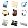 Multimedia web icons