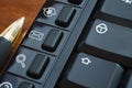 Multimedial keyboard buttons Royalty Free Stock Photo