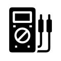 Multimeter icon flat vector Royalty Free Stock Photo