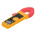 Multimeter icon, isometric style