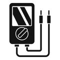 Multimeter icon, simple style