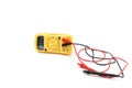 Multimeter instrument isolated on white background Royalty Free Stock Photo