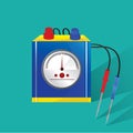 multimeter. Vector illustration decorative design Royalty Free Stock Photo