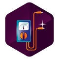 multimeter. Vector illustration decorative design Royalty Free Stock Photo