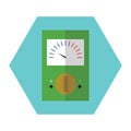 multimeter. Vector illustration decorative design Royalty Free Stock Photo