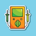 multimeter. Vector illustration decorative design Royalty Free Stock Photo
