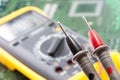 Multimetr working Royalty Free Stock Photo