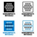 Multiphase solid `nanocomposite materials` information sign
