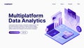 Multiplatform Data Analytics. Data Analyse. Landing Page Template