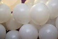 Multiple balloons in gradient colorspace.Color white Royalty Free Stock Photo