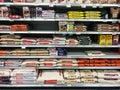 Multiple Brands of Rice for Sale at a Grocery Store