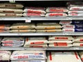 Multiple Brands of Rice for Sale at a Grocery Store