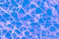 Multiple Broken Glass Texture, Blue Background