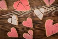 Multiple Broken Heart Cookies