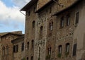 Multiple Buildings in San Gimignano Royalty Free Stock Photo