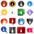 Multiple Buttons - Plunger Royalty Free Stock Photo