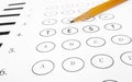 Multiple choice Test Royalty Free Stock Photo