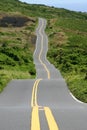 MULTIPLE CURVES IN THIS ROAD GOING UP A MOUNTAIN