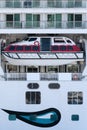 Multiple deck of luxury passenger expedition Cruise Liner Norwegian Jewel with lifeboats aboard cruise ship