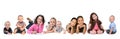 Multiple Ethnicities of Children of all Ages Royalty Free Stock Photo