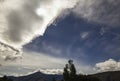 Multiple exposure composite of a masive cloud