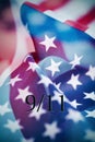 Text 9/11 for the September 11 attacks Royalty Free Stock Photo