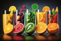 Multiple fruit juices and citrus fruits a narrowing of attention focus