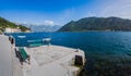 Panorama of Perast on the Bay of Kotor Royalty Free Stock Photo