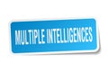 multiple intelligences sticker Royalty Free Stock Photo