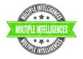 multiple intelligences stamp Royalty Free Stock Photo