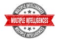 multiple intelligences stamp Royalty Free Stock Photo