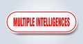 multiple intelligences sticker. Royalty Free Stock Photo