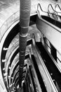 Multiple levles of Escalators Royalty Free Stock Photo