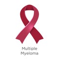 Multiple Myeloma MM awareness month in March. It is a cancer that forms in a type of white blood cell called a plasma Royalty Free Stock Photo