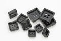 Various types of PLCC sockets designed for integrated circuits displayed together Royalty Free Stock Photo