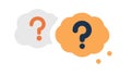 Multiple Question Marks, Confusion & Uncertainty, vector design Generative AI Royalty Free Stock Photo